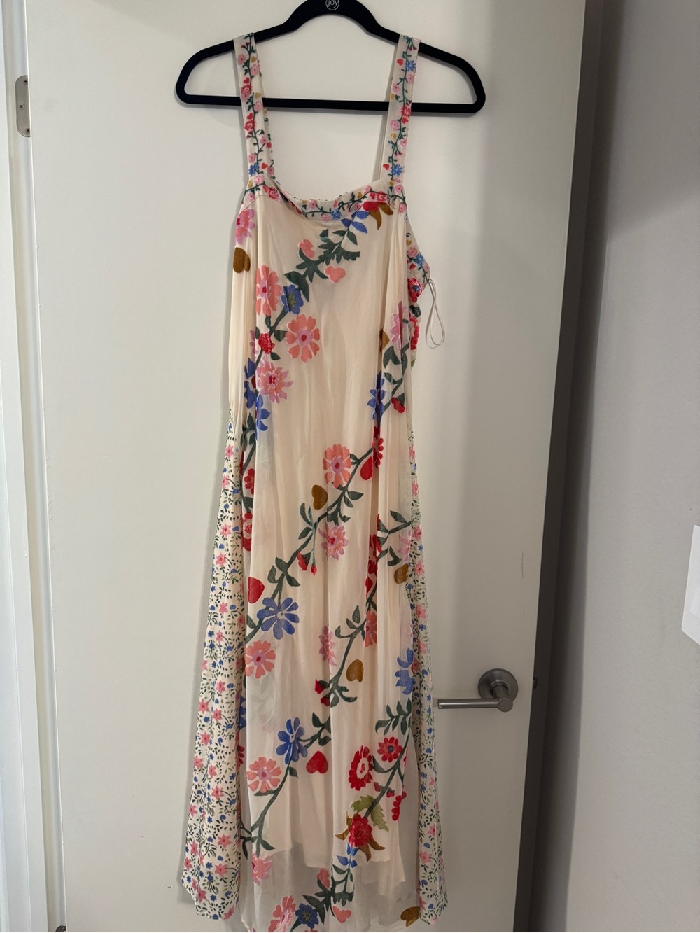 Free People Falling Petals Velvet Maxi Dress - Picture 4 of 10